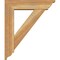 Ekena Millwork Traditional Traditional Rough Sawn Bracket w/ Offset Brace, Western Red Cedar, 6"W x 22"D x 26"H BKT0604X22X26TRA01RWR - alternate 3